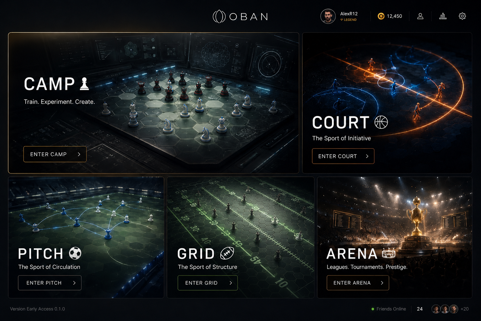 Univers visuel du jeu OBAN