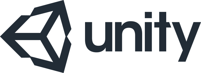 Logo Unity, moteur de développement de jeux vidéo utilisé par OXXYMORE Interactive
